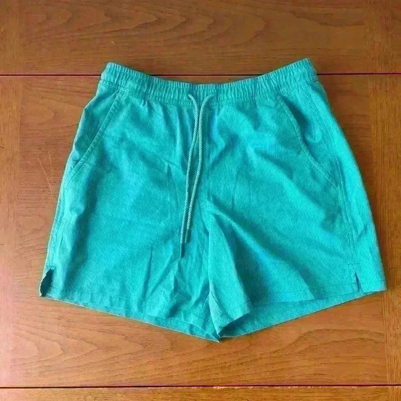 Athleta Marin 5" Board Short Womens XXS Teal‎ Swimwear Summer Pull On Pockets - Picture 1 of 9